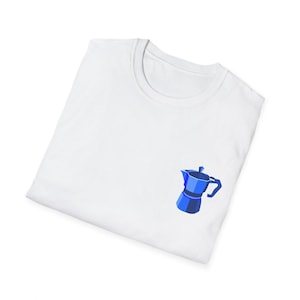 Blaue Bialetti T-Shirt | Blue Moka Pot T-Shirt