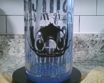 Vaso con forma de bola de nieve de Stitch