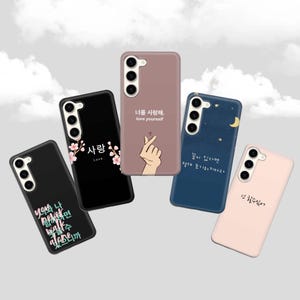 koreanische Handyhülle Kpop Cover für Samsung Galaxy S24 FE S25 Rand A26 A71 A56