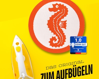 Seepferdchen® Abzeichen zum Aufbügeln | Offizielle Schwimmabzeichen