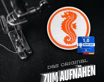 Seepferdchen® Abzeichen zum Aufnähen | Offizielle Schwimmabzeichen