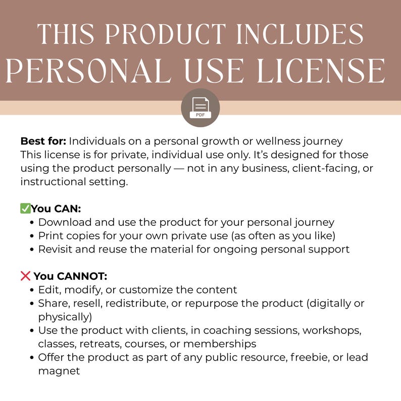 Wellness Routine Workbook | Personal Use License | Build Balance, Clarity & Sustainable Habits | Instant PDF Download image 7