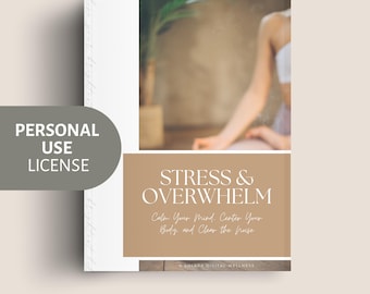 Stress + Überwältigen Inneres Übungssystem | Lizenz für den persönlichen Gebrauch | Nervensystem-Reset + Innere Ruhe | Sofort PDF Download