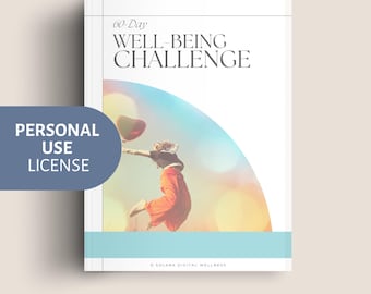 Well-Being Challenge | Personal Use License | Break Routine + Reignite Joy from Within | Instant PDF Download
