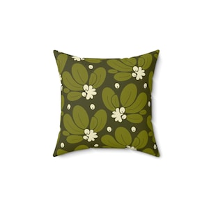 Throw Pillow Naupaka Hawaiian Island Print Home Decor Hawaii Style Decoration Beach Pillow Floral Design Tropical Island Style Pillow