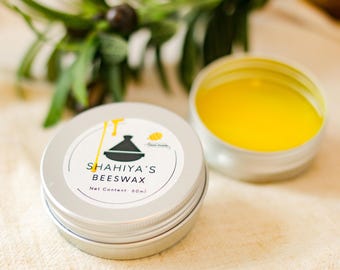 Premium Beeswax Wood Conditioner – Natural Wood Care Polish, Easy to Apply for Cutting Boards, Furniture & More, 60 ml