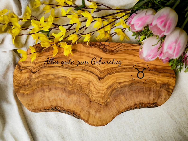 Premium olive wood cutting board custom engraved handmade rustic kitchen board sustainable gift for food lovers and chefs image 1