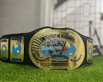 World Wrestling Entertainment Incontinental Heavyweight Championship Belt Replica Personalized Wrestling belt Zinc Material Genuine Leather