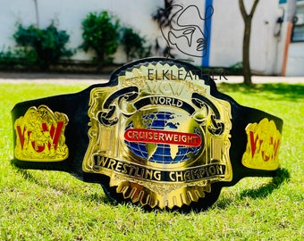 New Cruiser Heavyweight Championship Belt Replica Personalized Wrestling belt Handmade Hand tooled Leather Custom Championship Belt