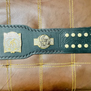 Unified World Heavyweight Wrestling Champion Belt Replica Personalized Wrestling belt Zinc Material Genuine Leather Gift For Him