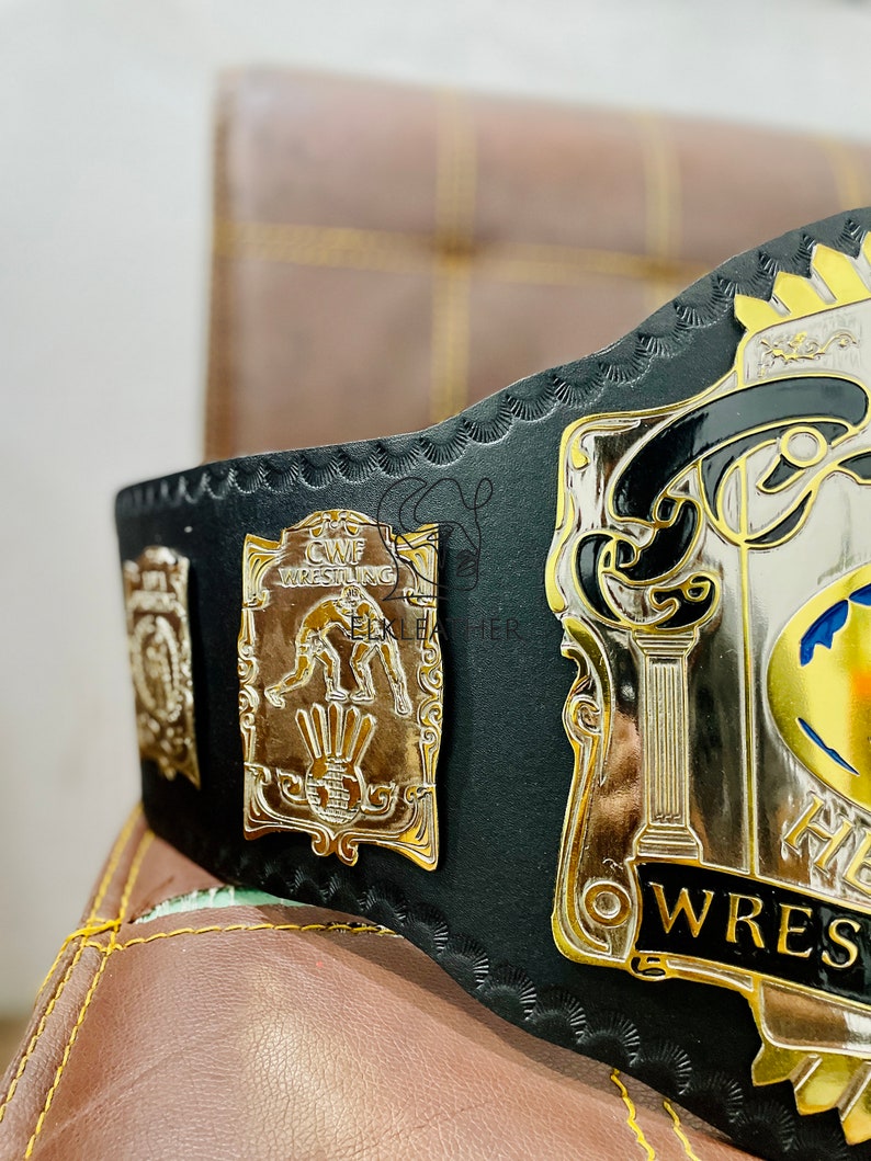 Unified World Heavyweight Wrestling Champion Belt Replica Personalized Wrestling belt Zinc Material Genuine Leather Gift For Him