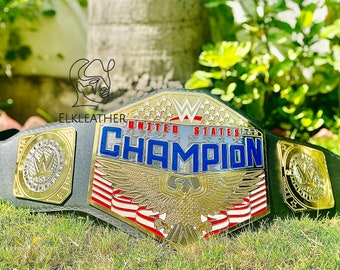 United States Heavyweight Championship Belt Replica Personalized Wrestling belt Customized Your Replica Belt In 2/4/6mm Zinc Handmade Belt