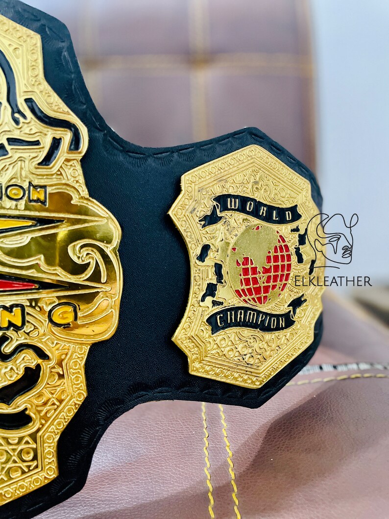 World TNA Wrestling Champion Heavy Weight Championship Belt Replica Personalized Wrestling belt Zinc Material Genuine Leather Gift For Him