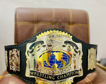 Unified World Heavyweight Wrestling Champion Belt Replica Personalized Wrestling belt Zinc Material Genuine Leather Gift For Him