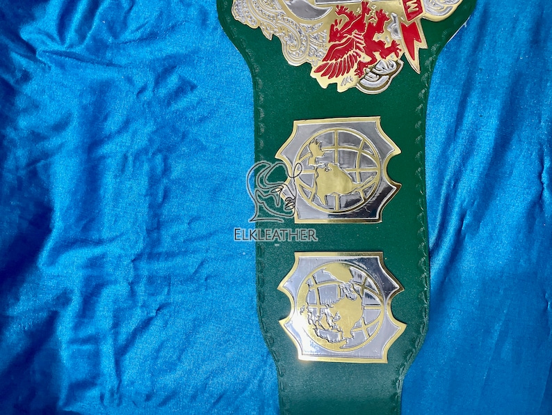 AAA Lucha Libre World Wide Champion Heavyweight Championship Belt Replica Personalized Wrestling belt With Genuine leather Champion Belt