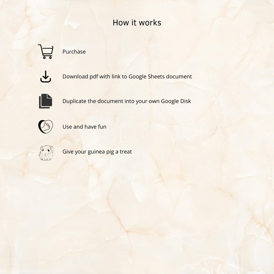 Image showcasing Guinea Pig Food Planner and Calculator | Google Sheets Guinea Pig ...