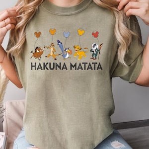 The Lion King Hakuna Matata Shirt, Comfort Colors Shirt, Disney Lion King Shirt, Disney Animal Kingdom Shirt, Disney Simba Shirt, 271719