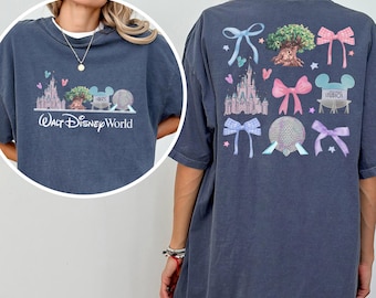 Disney Coquette Shirt, Comfort Colors, Walt Disney World Coquette Shirt, Disney Castle Shirt, Hollywood Studios Tee, Disneyland Shirt 273268