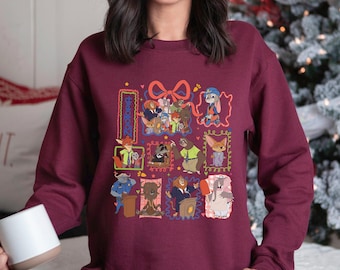 Disney Zootopia Coquette Sweatshirt, Walt Disney World Sweatshirt, Zootopia Characters Hoodie, Disneyland Zootopia Crewneck 274526