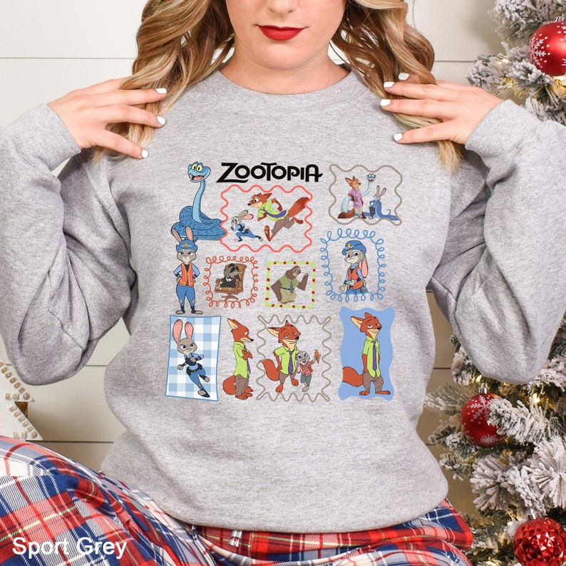 Disney Zootopia 2 Sweatshirt, Walt Disney World Sweatshirt, Judy Hopps Nick Wilde Gary De'Snake Hoodie, Disneyland Zootopia Crewneck 274527 bild 15