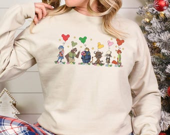 Disney Zootopia Characters Sweatshirt, Nick Wilde Judy Hopps Sweatshirt, Disney Family Trip Hoodie, Zootopia Mickey Balloons Crewneck 274018