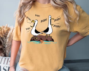 Finding Nemo Seagulls Saying Mom Shirt, Comfort Colors Shirt, Disney Mom Shirt, Finding Nemo Mother'S Day Shirt, Finding Nemo Mom Tee 271950