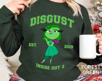 Custom Inside Out Characters Sweatshirt, Pixar Inside Out Hoodie, Joy Anger Anxiety Fear Ennui Envy Sadness Embarrassment Sweatshirt, 272332