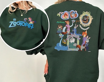 Coquette Mirror Zootopia Sweatshirt, Judy Hopps Nick Wilde Sweatshirt, Welcome To Zootopia Disney Hoodie, Locket Zootopia Crewneck 274512
