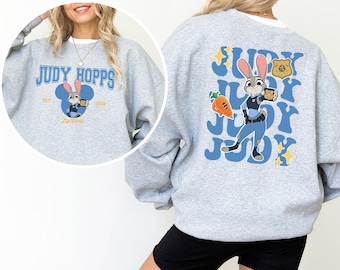 Disney Zootopia Characters Sweatshirt, Nick Wilde Hoodie, Judy Hopps Sweatshirt, Disney Family Trip Hoodie, Zootopia Police Crewneck 274289