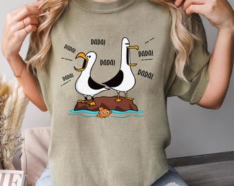 Custom Nemo Seagull Shirt, Comfort Colors, Finding Nemo Shirt, Seagull Disney Shirt, Disney Matching Shirt, Funny Custom Disney Shirt 274471
