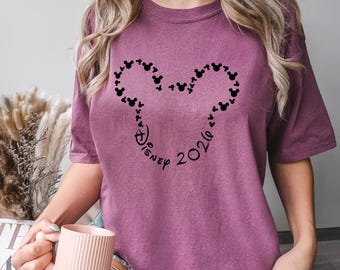 Disney Family Shirt 2026, Comfort Colors Shirt, Disney Vacation Shirt, Disneyworld Shirt, Disney Family 2026 Trip Tee, Disney Shirts 272629