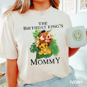 Personalized Lion King Birthday Shirt, The Birthday King Shirt, Lion King Shirt, Disney Family Birthday Shirts, Comfort Colors Shirt, 272256