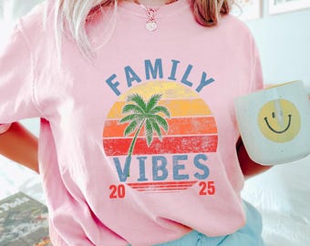 Family Vibes 2026 Shirt, Comfort Colors, Making Memories Together Tee,Family Vacation Tee, Family Trip Tee, Summer Vacation Shirt 273038