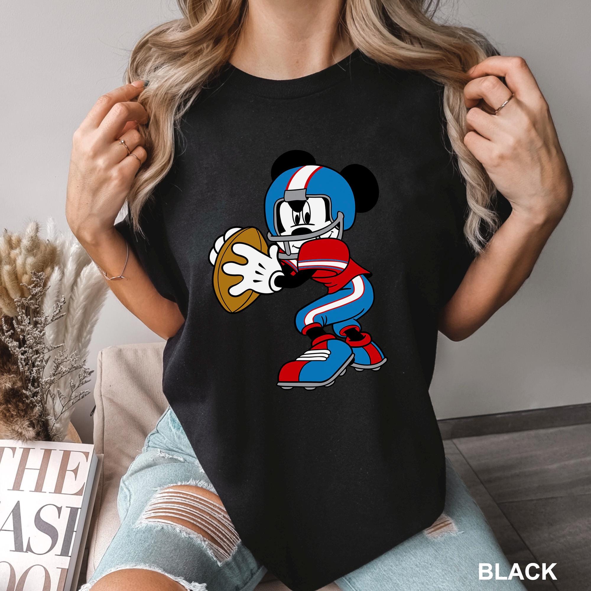 Mickey Mouse American Football Shirt, Comfort Colors Game Day Tee ...