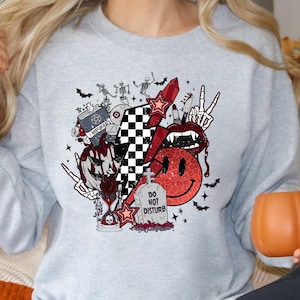 Halloween Vampire Sweatshirt, Do Not Disturb, Spooky Season Shirt, Spooky Halloween, Spooky Shirt, Halloween Party Shirt, Gift For Halloween