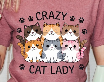 Funny Cat Shirt, Cat Lover Tshirt, Cat Mom Gift, Funny Cat Gift, Cat T-shirt, Cat Owner Gift, Cat Lady Shirt, Pet Lover Shirts, Cat Tee