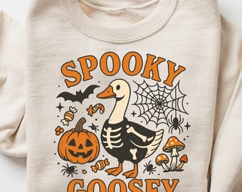 Just a Spooky Goose Halloween Shirt, Funny Halloween Goose Shirt, Goose in Halloween Costumes Shirt, Cute Horror Shirt, Spooky Goose Shirt