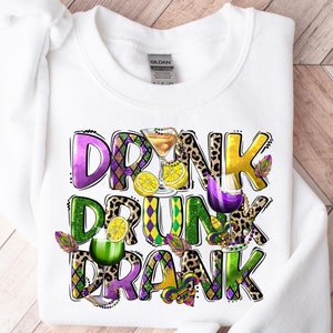 Retro Mardi Gras Sweatshirt, Mardi Gras Carnival Shirt, Women Mardi Gras Costume, New Orleans Cruise Shirt for Crew, Mardi Gras Family Shirt