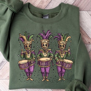 Nutcracker Mardi Gras Shirt, Happy Mardi Gras Sweatshirt, Fleur De Lis Tshirt, Brushstroke Mardi Gras Sweatshirt, Mardi Gras Coquette Shirts