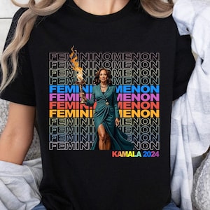 Femininomenon Kamala Sweatshirt, Funny Kamala Harris Shirt, Liberal Feminist Gift, Madam President Shirt, Kamala Girls Shirt, Democrat Shirt