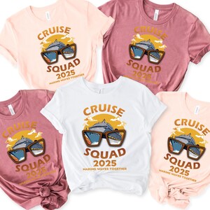 Camiseta Cruise Squad 2025, camiseta personalizada de crucero familiar 2025, camiseta personalizada de crucero familiar 2025, camiseta a juego para viaje en crucero familiar, camiseta de crucero