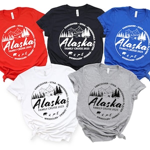 Custom Alaska Cruise Shirt, Alaska Cruise T-shirt, Custom Familie Cruise Shirts, Familie Matching Cruise Shirt, Groep Cruise T-shirt, Alaska Tee