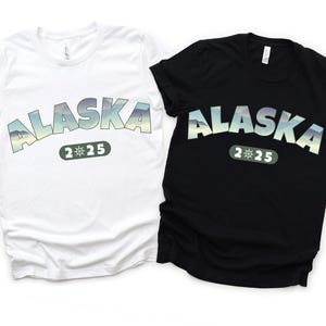 Shirt Alaska cruise, T-shirt Alaska 2025, aangepaste familiecruise shirts, bijpassende cruiseshirt familie, T-shirt groepscruise, T-shirt Alaska, T-shirt Alaska