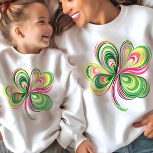 Cute St Patricks Day Four Leaf Clover Shirt, St Patrick Day Tshirt, St Patricks Day Sweater, Shamrock Sweatshirt, Gift For St Patricks Day