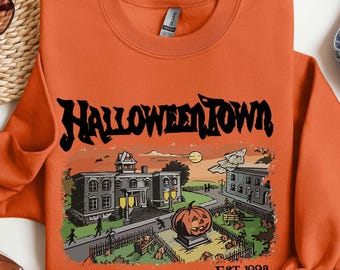 Halloweentown Est 1998 Sweatshirt, Halloweentown University, Retro Halloweentown Sweatshirt, Fall Sweatshirt, Halloween Sweatshirt