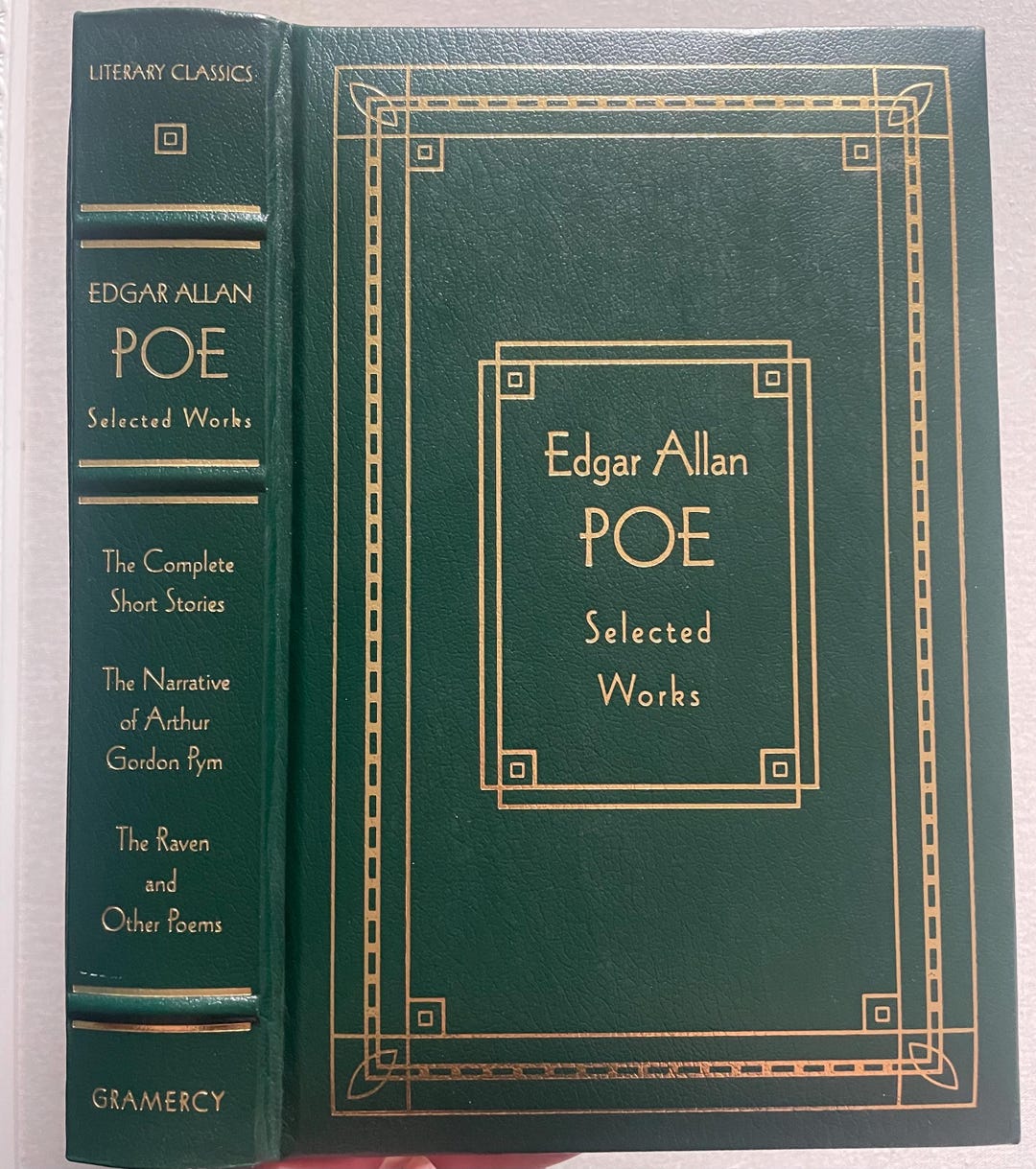 Edgar Allan Poe Selected Works Deluxe Edition Vintage Hardcover Book - Etsy