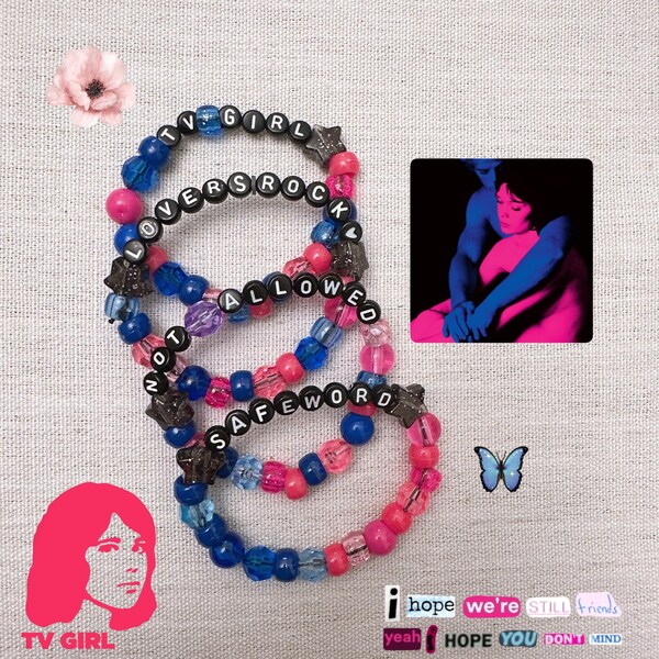 TV Girl Who Really Cares Album Inspired Kandi Bracelets
