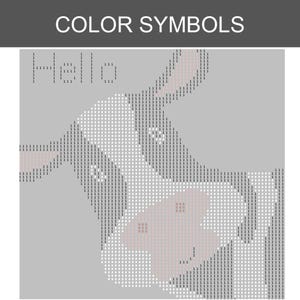 Peeking Cow Cross Stitch Pattern, Funny Farm Animal Embroidery PDF, Beginner Friendly image 6