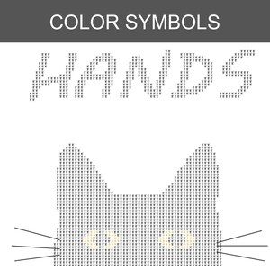 Waschen Sie Ihre Hände Kreuzstich Muster, lustige schwarze Katze Nadelspitze, Badezimmer Humor Dekor, Instant Download Bild 6