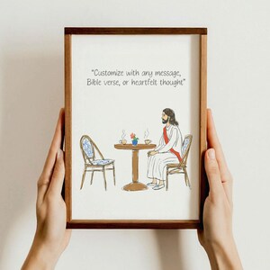 Benutzerdefinierte Schriftdruck, personalisiertes Zitat oder Bibelvers, Ihre Lieblingsbibelvers-Wandkunst, christliche Geschenkidee, bedruckbar